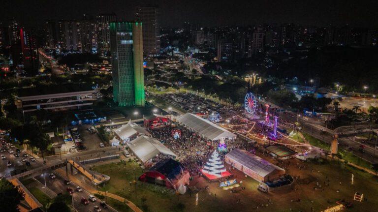Natal Iluminado, no Paço Municipal (Imagem: Divulgação)