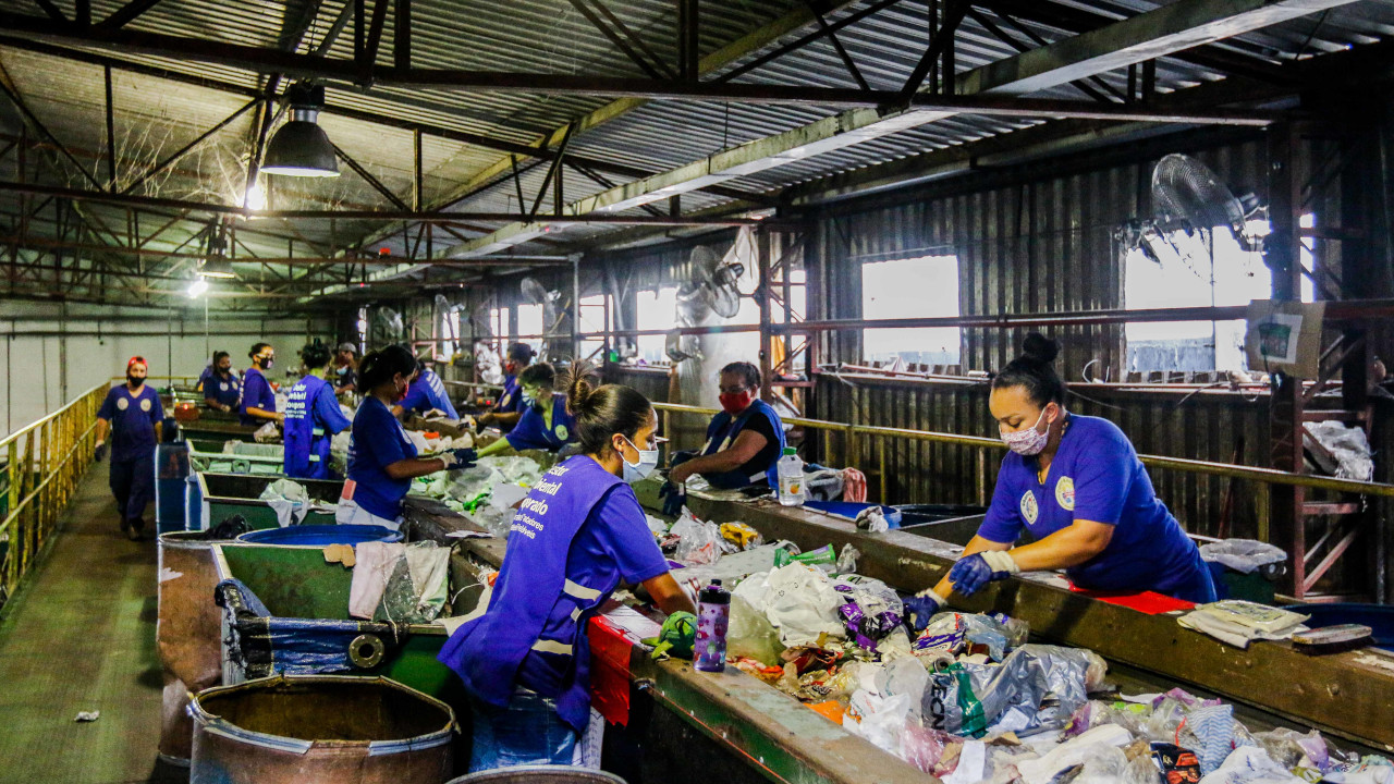 Cooperativa de reciclagem em SBC (Imagem: Divulgação)